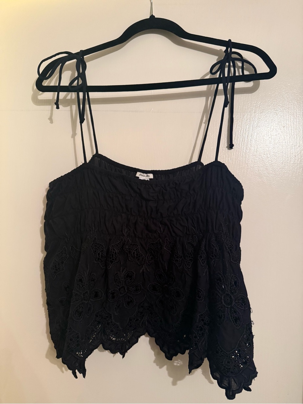 NWOT Kimchi Blue Alessia Lace Cropped Babydoll Cami - Picture 4 of 5